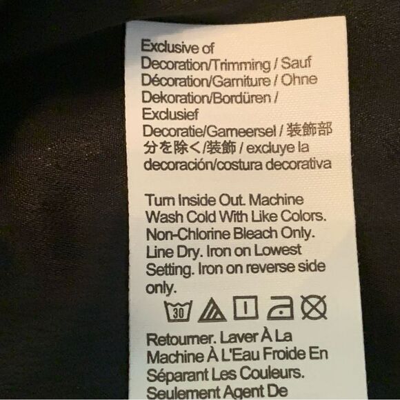 J. Crew Blouse Women’s Medium Black Yellow Sheer Polka Dot Ruffle Neck. - Picture 12 of 14